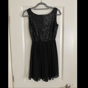 Black Sequin Dress